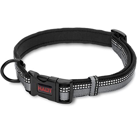 Halti Comfort Dog Collar in Black/Grey