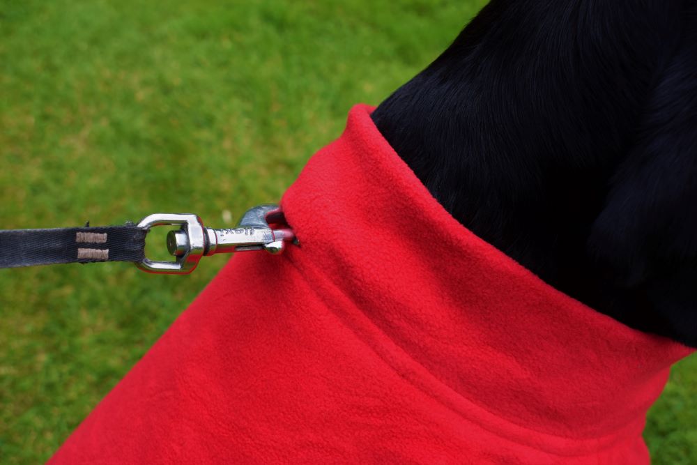 Fleece Vest for Dogs in Red