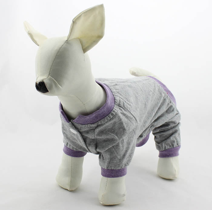 Dog Pyjamas Grey - Small To Medium Breeds