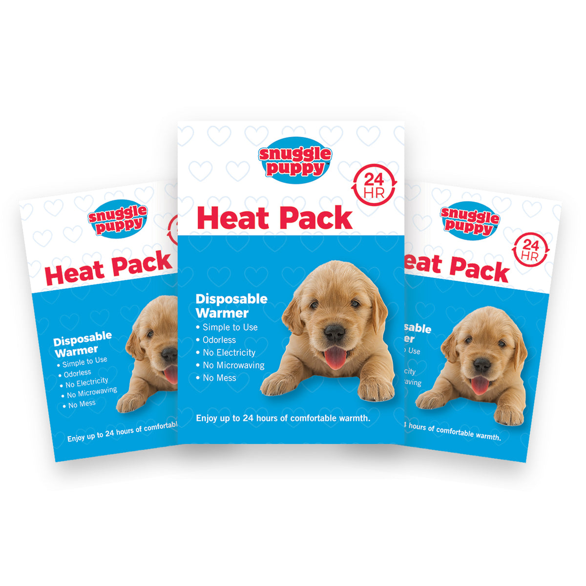 Heat Packs for Snuggle Puppies Pack of 3