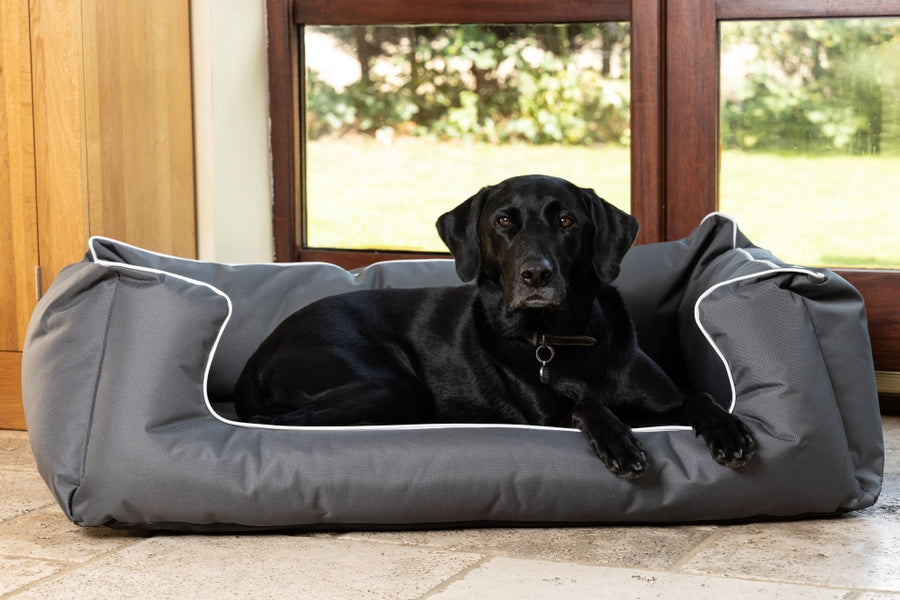 Walksters Ultimate Memory Foam Grey Waterproof Dog Bed