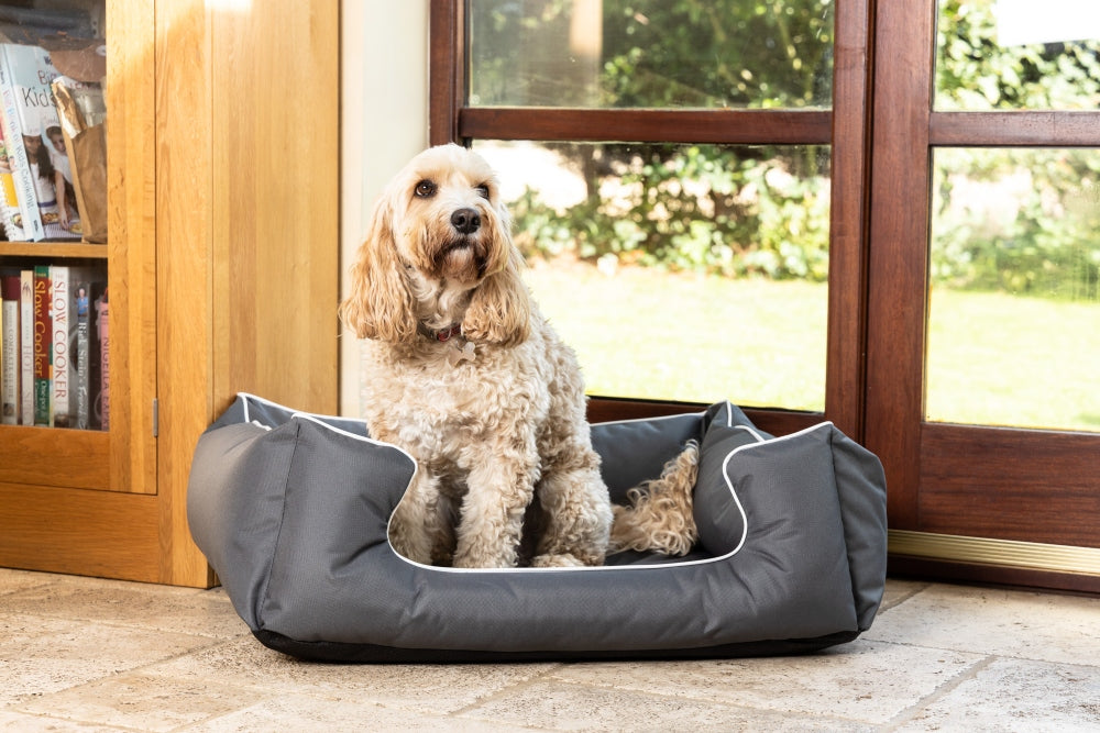 Walksters Ultimate Memory Foam Grey Waterproof Dog Bed