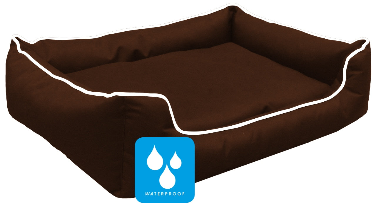Walksters Ultimate Memory Foam Brown Waterproof Dog Bed