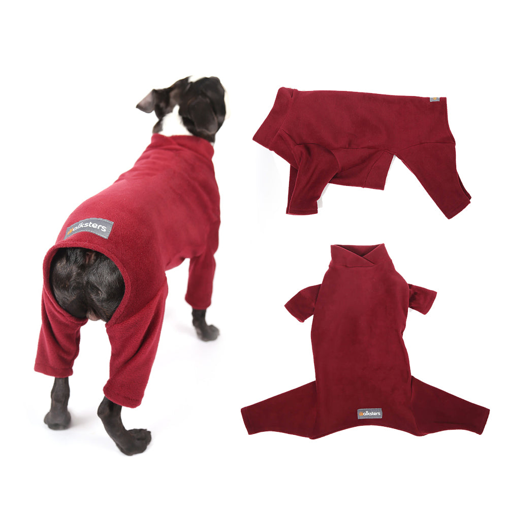 Walksters Stay Dry Body Fleece In Wine